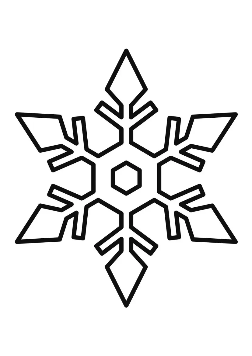 Остроконечная снежинка