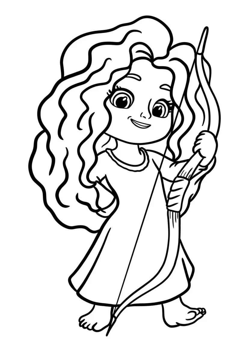 Милая малышка Мерида