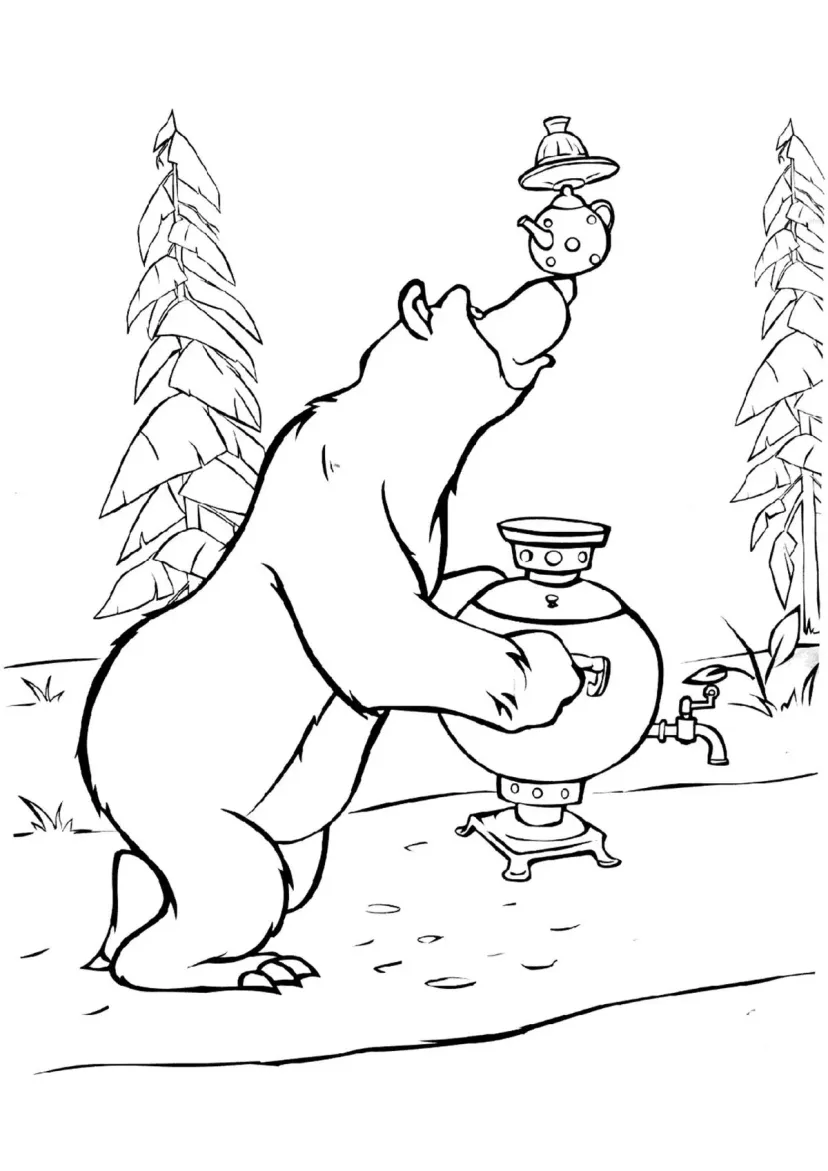 Медведь и самовар