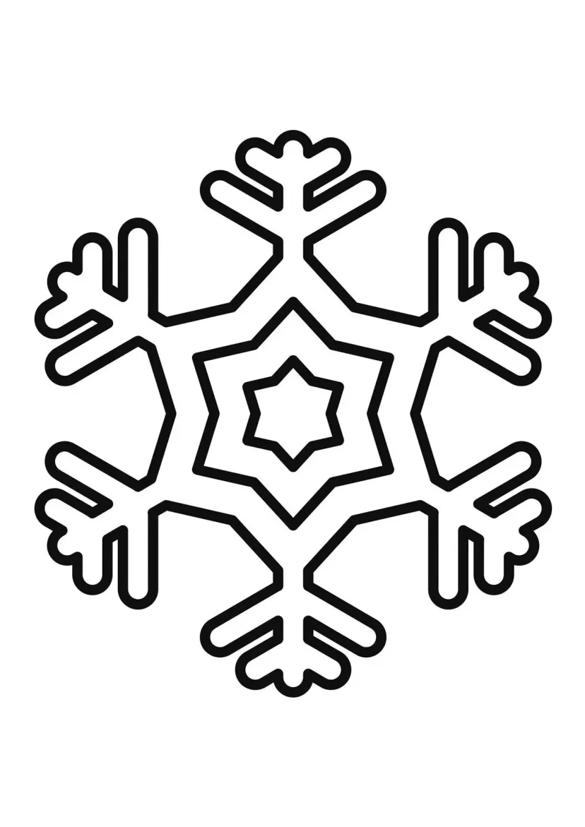 Снежинка звёздная