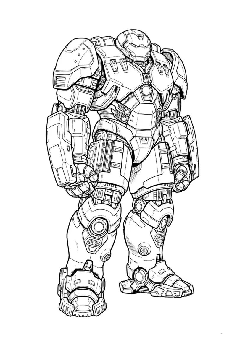 Робот железный человек Халкбастер