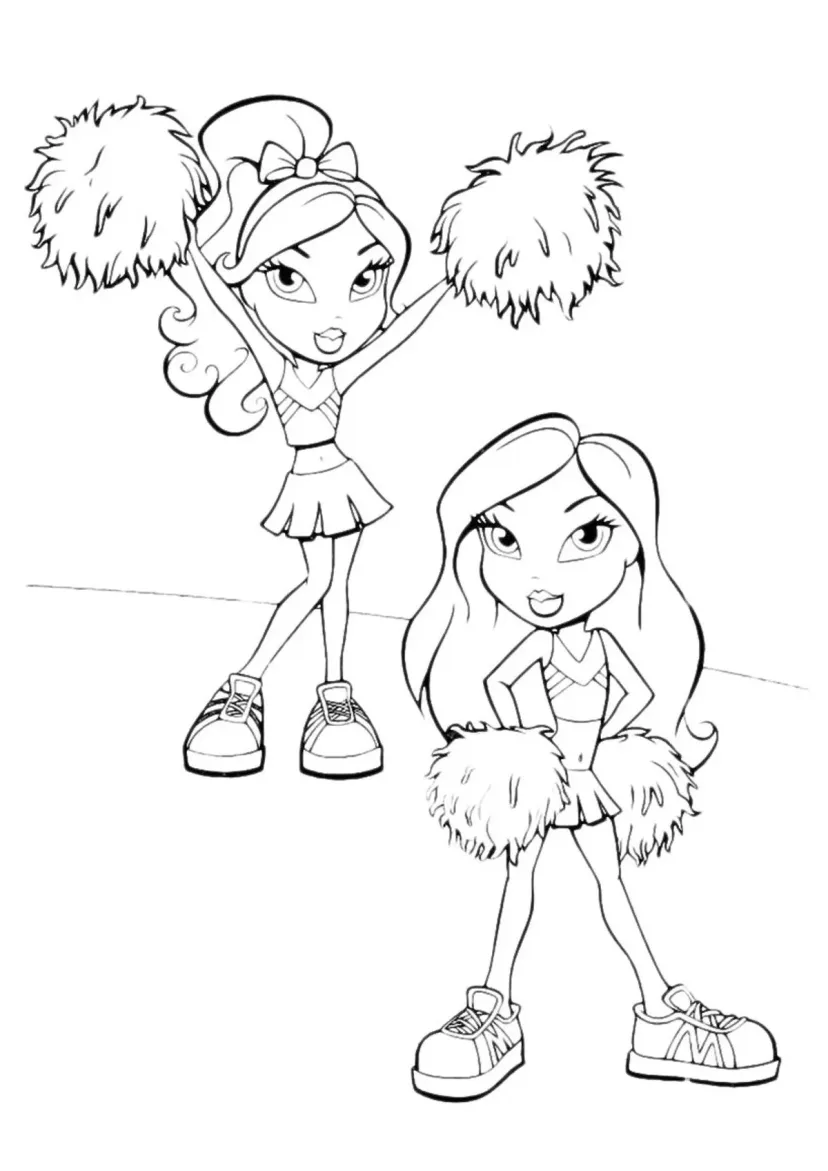 Bratz на тренировке
