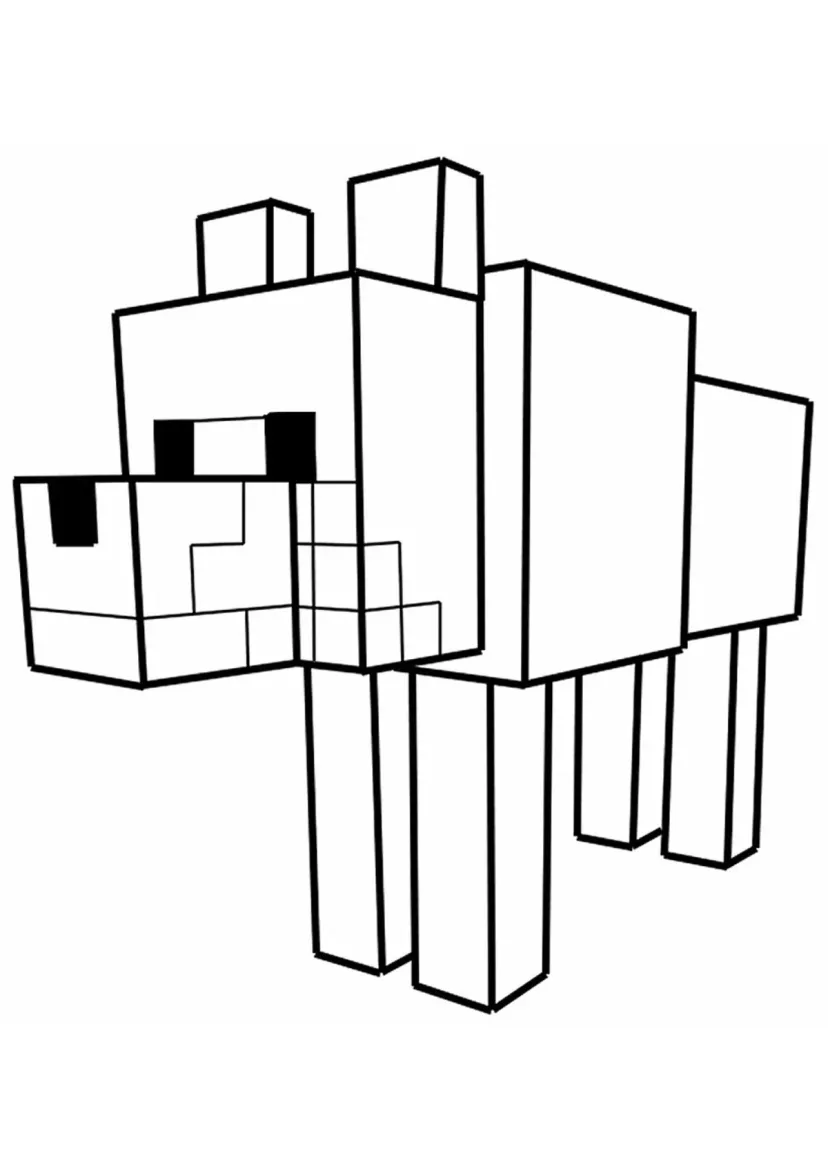 Собака из Майнкрафт