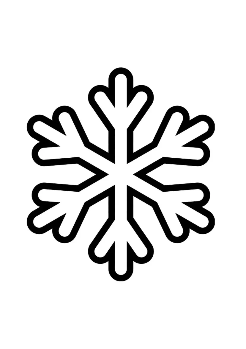 Снежинка для маленьких детей