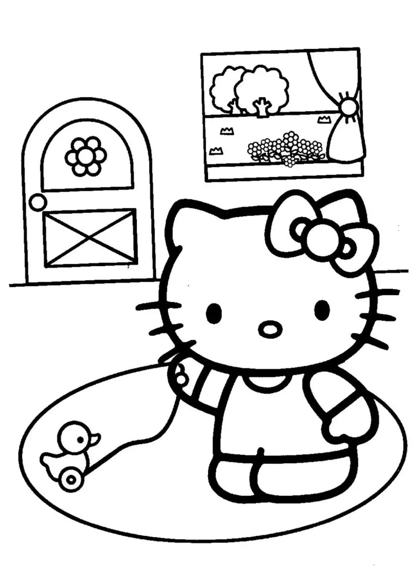 Kitty с уточкой