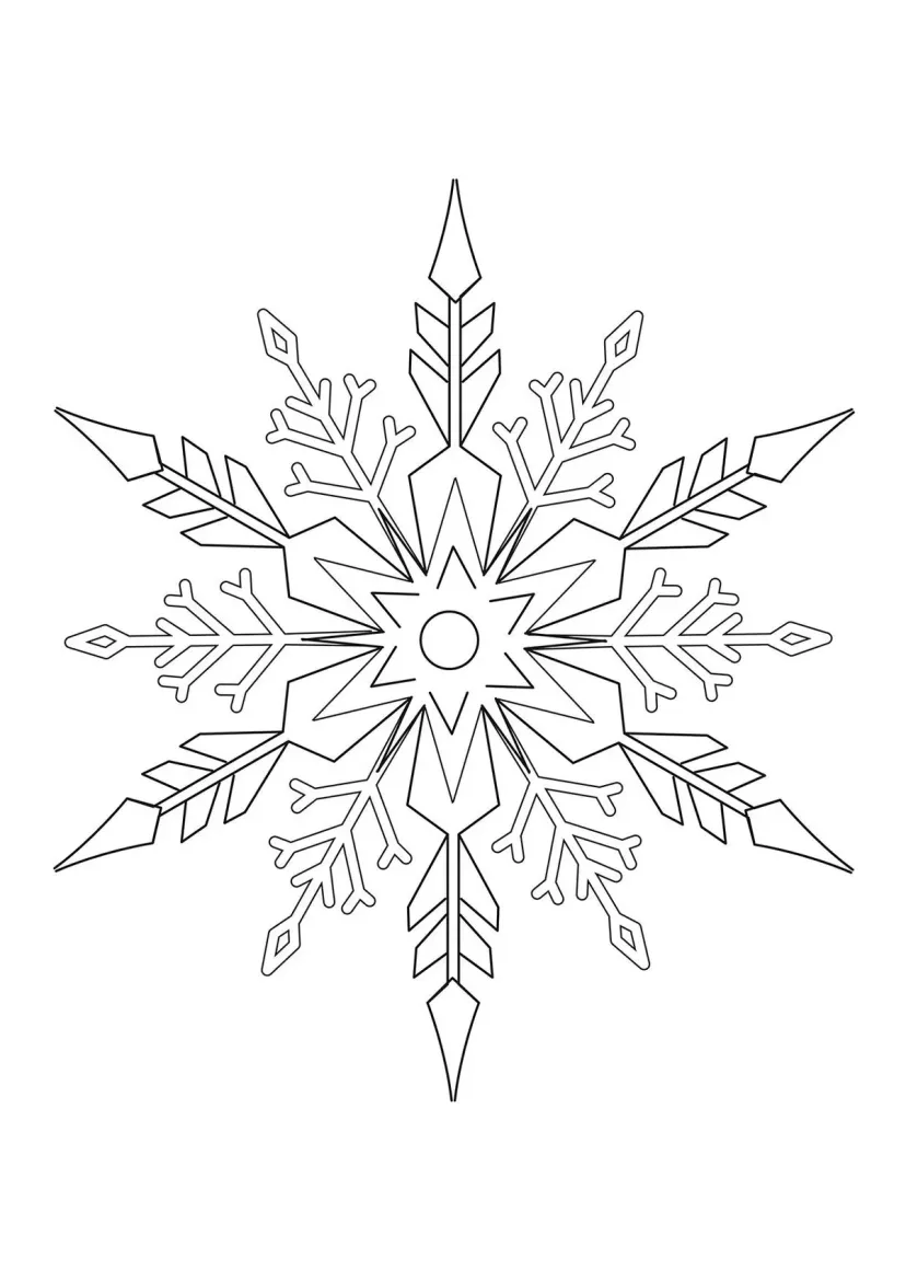 Чудесная снежинка