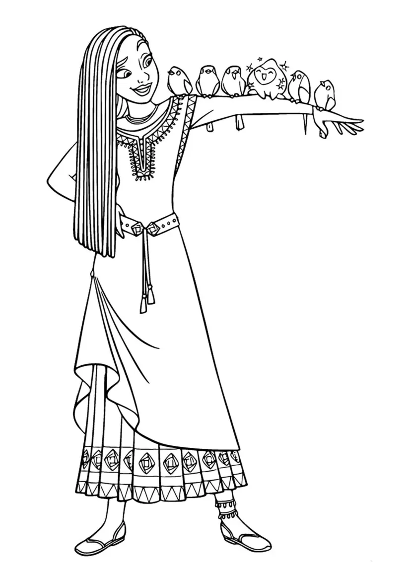 Аша с птичками