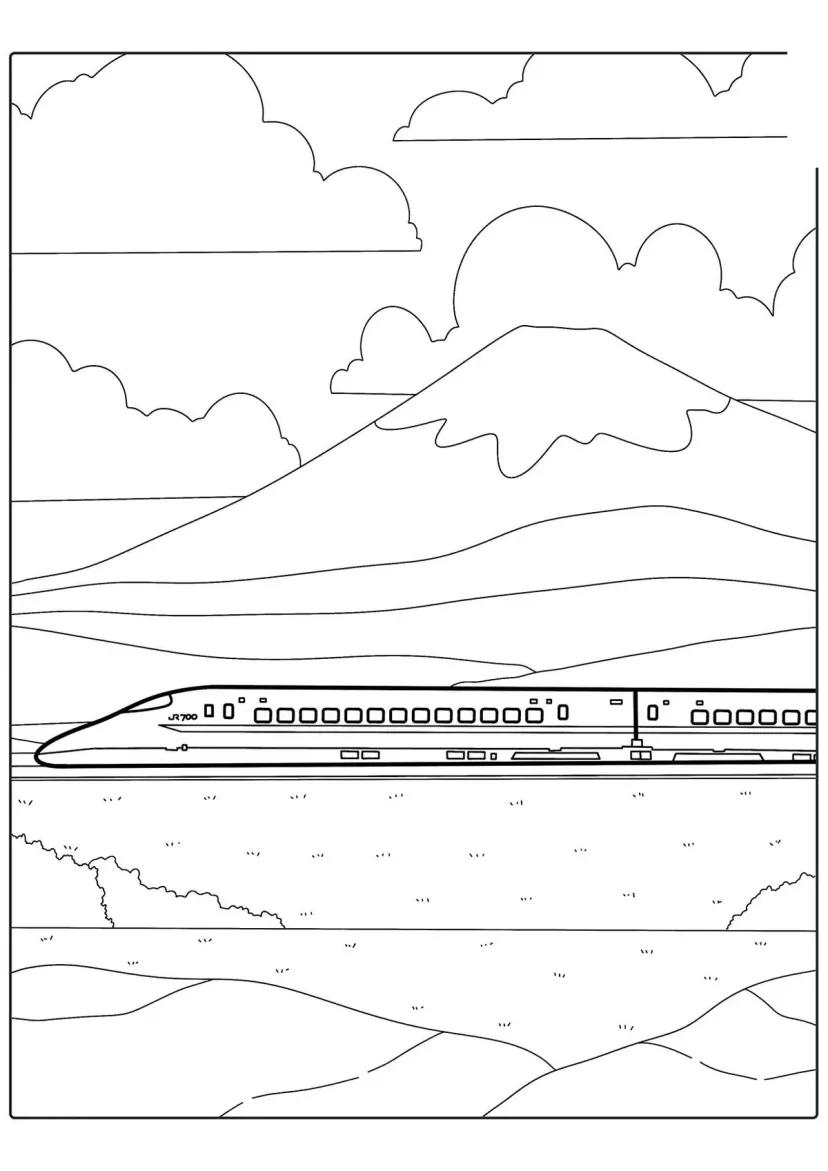 Японский высокоскоростной поезд